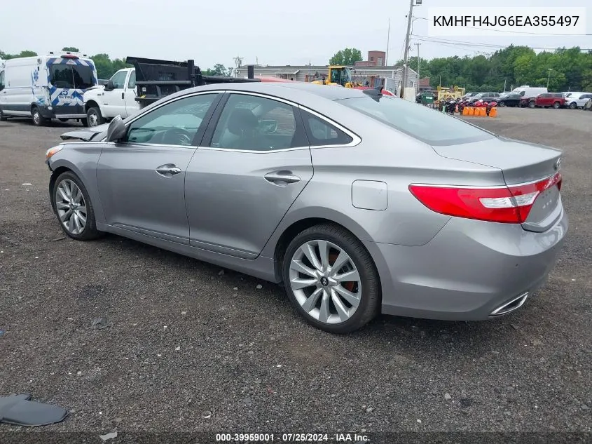 2014 Hyundai Azera Limited VIN: KMHFH4JG6EA355497 Lot: 39959001