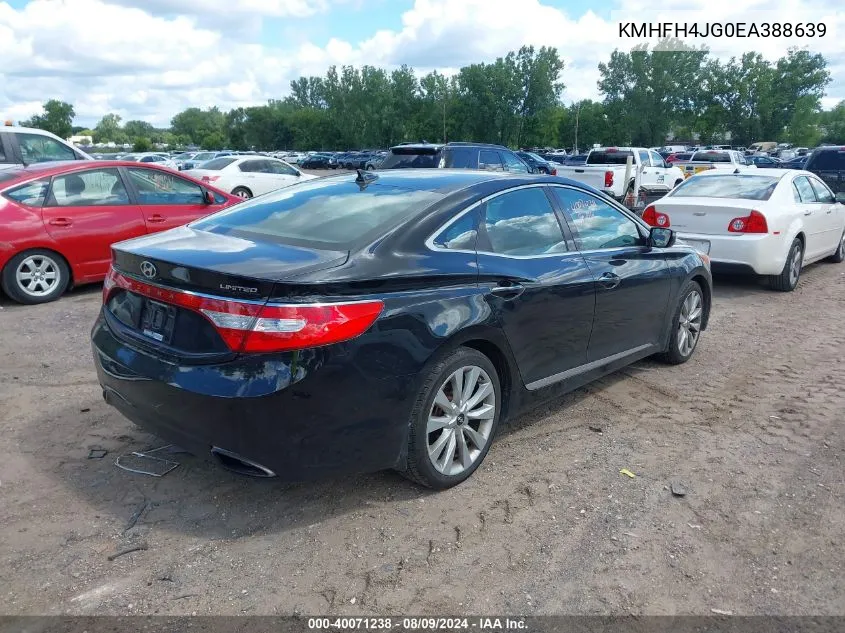 KMHFH4JG0EA388639 2014 Hyundai Azera Limited