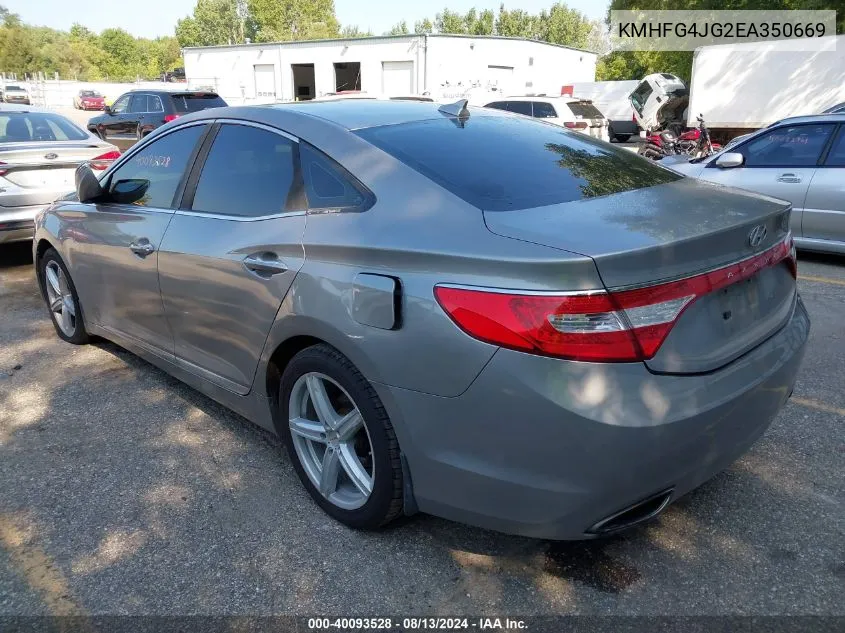 KMHFG4JG2EA350669 2014 Hyundai Azera