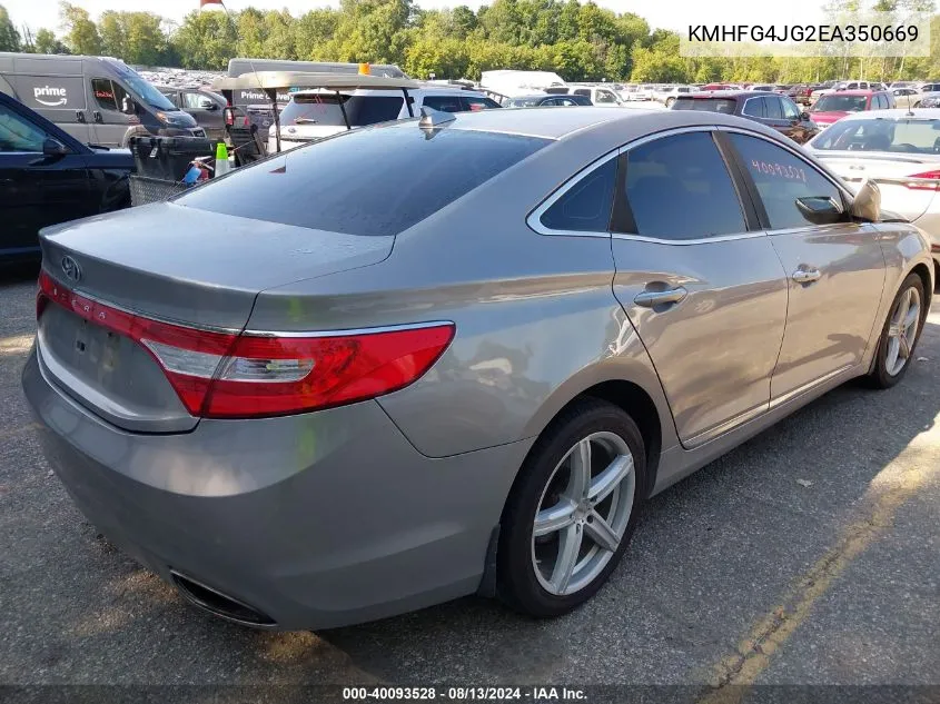 KMHFG4JG2EA350669 2014 Hyundai Azera