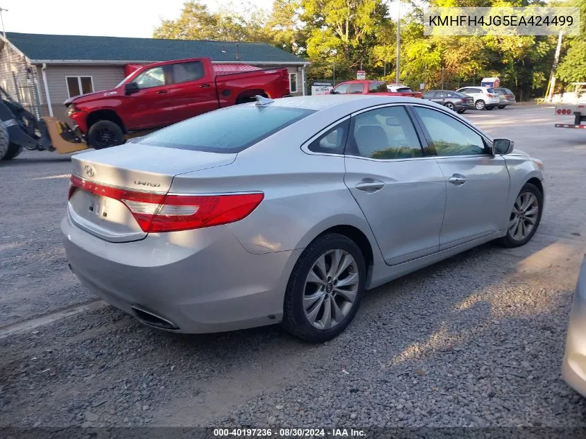 2014 Hyundai Azera Limited VIN: KMHFH4JG5EA424499 Lot: 40197236