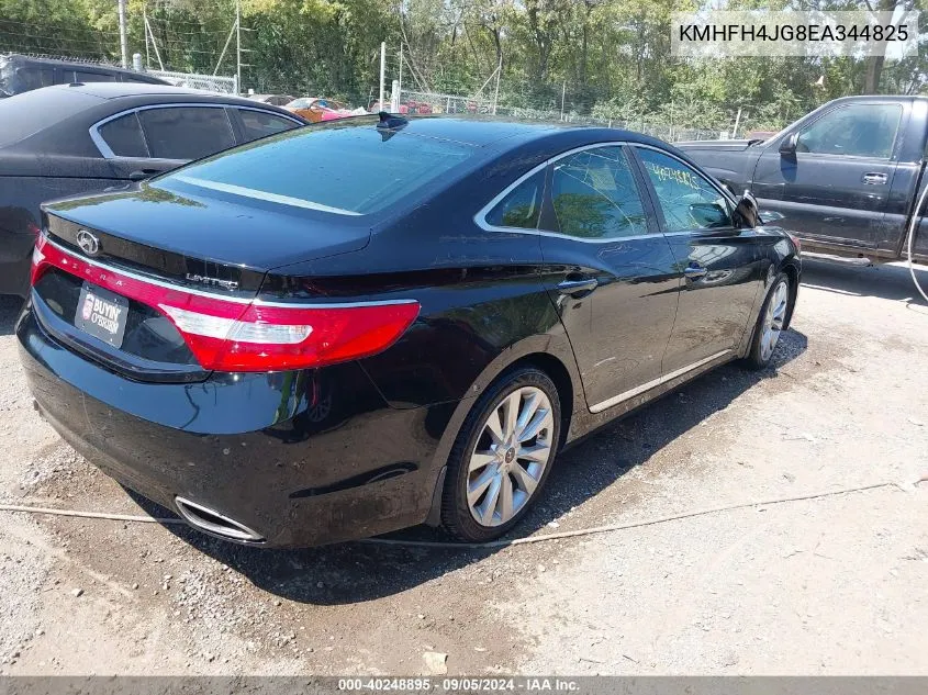 2014 Hyundai Azera Limited VIN: KMHFH4JG8EA344825 Lot: 40248895