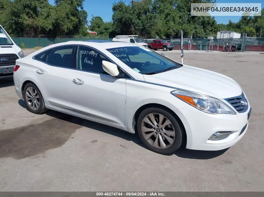 KMHFG4JG8EA343645 2014 Hyundai Azera