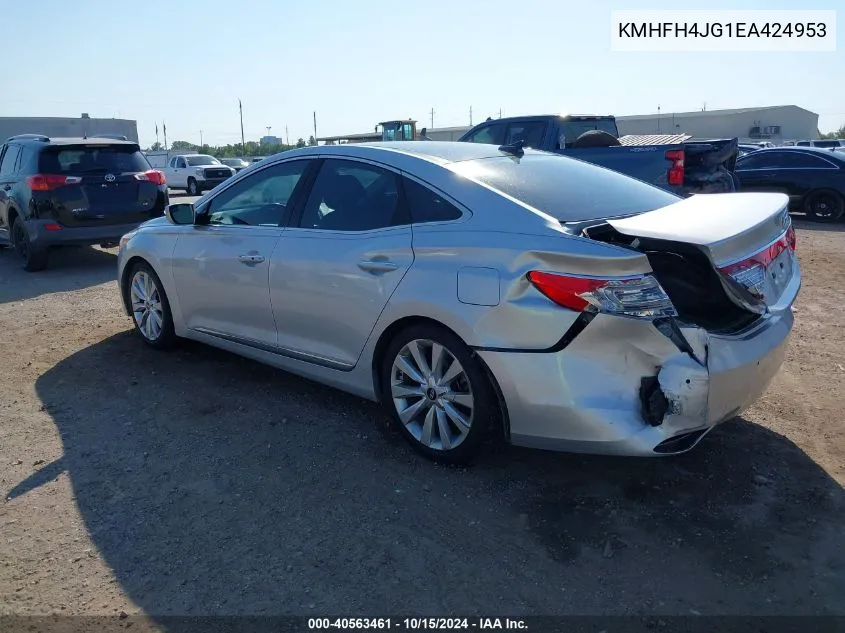 2014 Hyundai Azera Limited VIN: KMHFH4JG1EA424953 Lot: 40563461