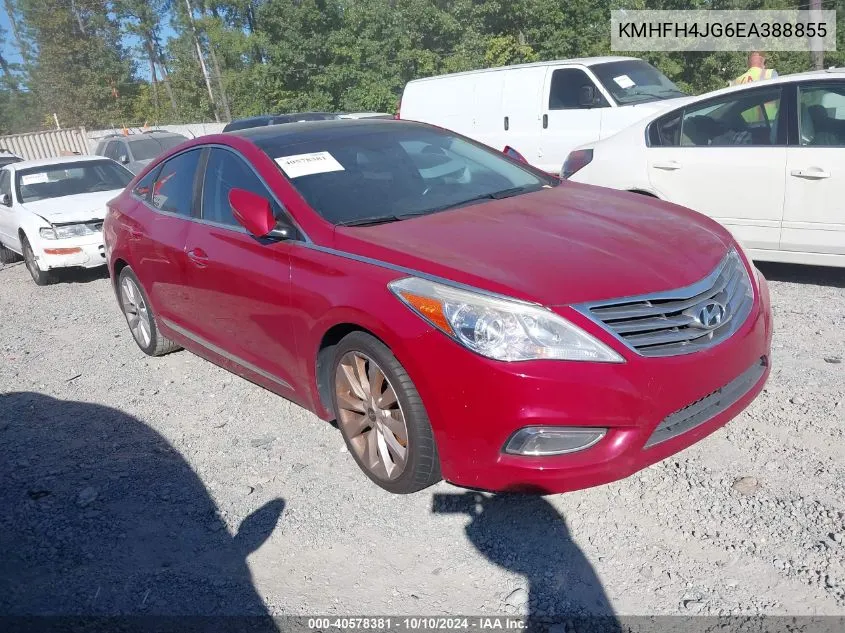 2014 Hyundai Azera Limited VIN: KMHFH4JG6EA388855 Lot: 40578381