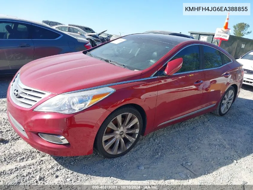 2014 Hyundai Azera Limited VIN: KMHFH4JG6EA388855 Lot: 40578381