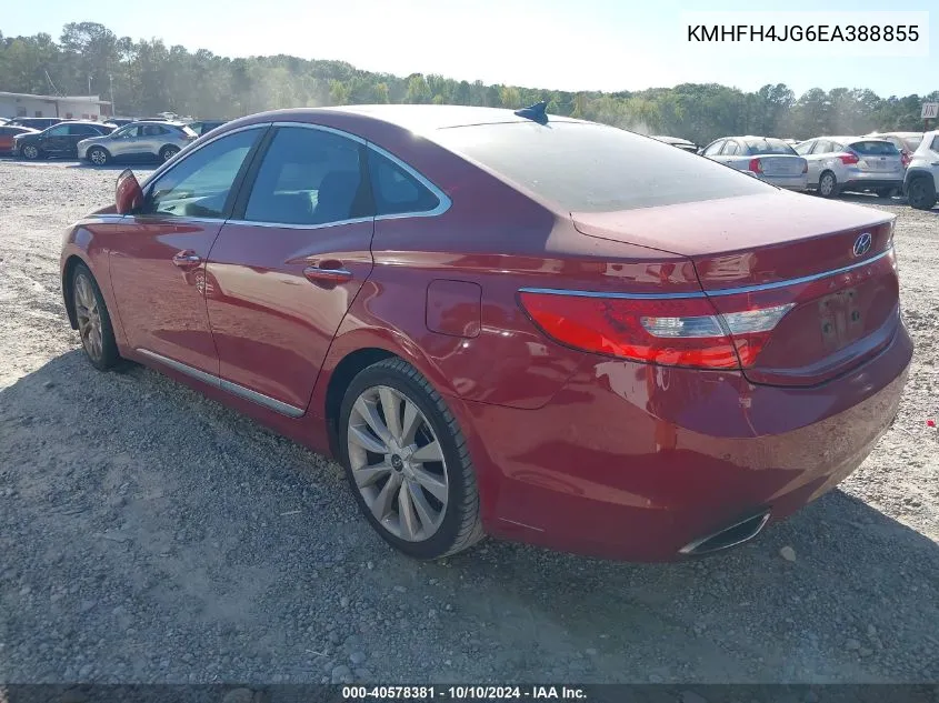 2014 Hyundai Azera Limited VIN: KMHFH4JG6EA388855 Lot: 40578381