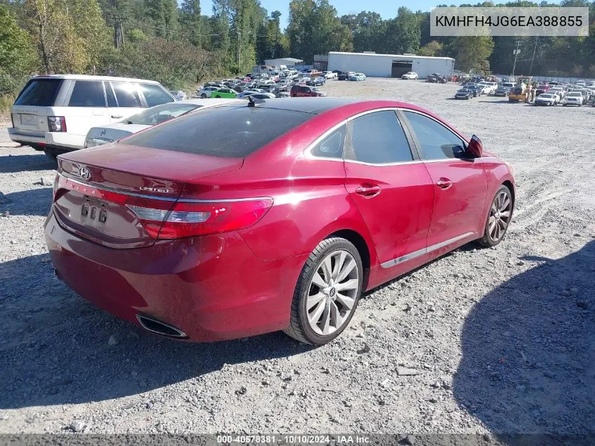 KMHFH4JG6EA388855 2014 Hyundai Azera Limited