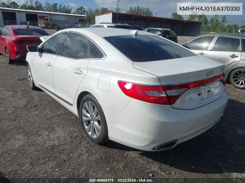 2014 Hyundai Azera Limited VIN: KMHFH4JG1EA370330 Lot: 40669375