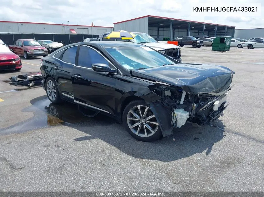 2015 Hyundai Azera VIN: KMHFH4JG6FA433021 Lot: 39975972