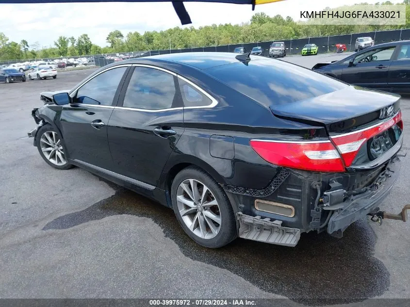 2015 Hyundai Azera VIN: KMHFH4JG6FA433021 Lot: 39975972