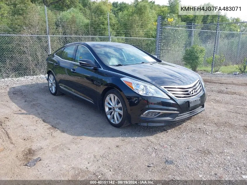 2015 Hyundai Azera Limited VIN: KMHFH4JG7FA483071 Lot: 40151142