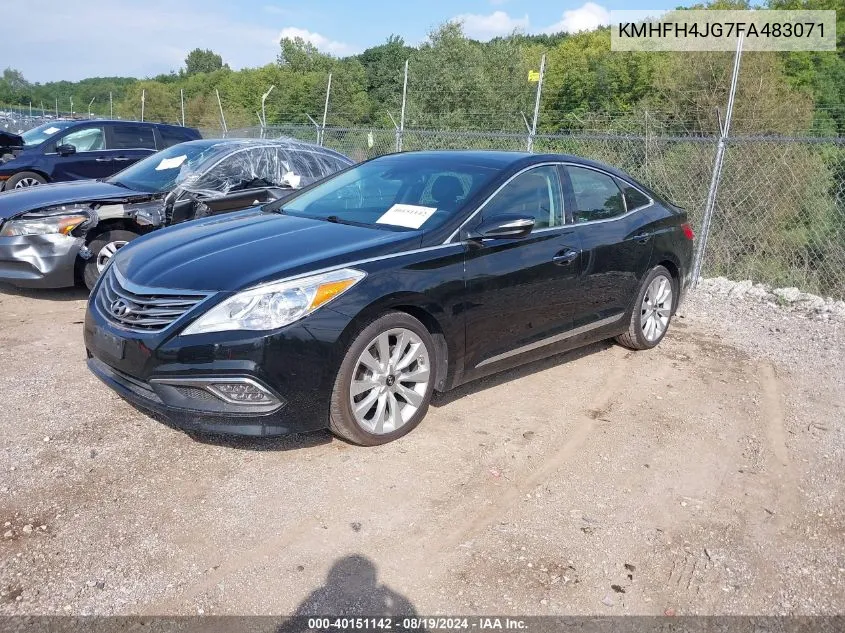 2015 Hyundai Azera Limited VIN: KMHFH4JG7FA483071 Lot: 40151142