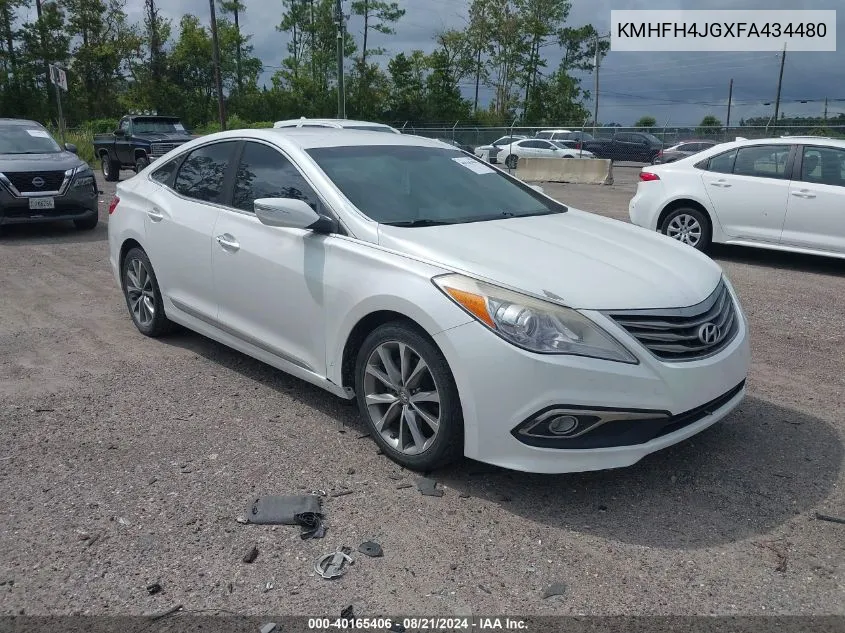 2015 Hyundai Azera VIN: KMHFH4JGXFA434480 Lot: 40165406