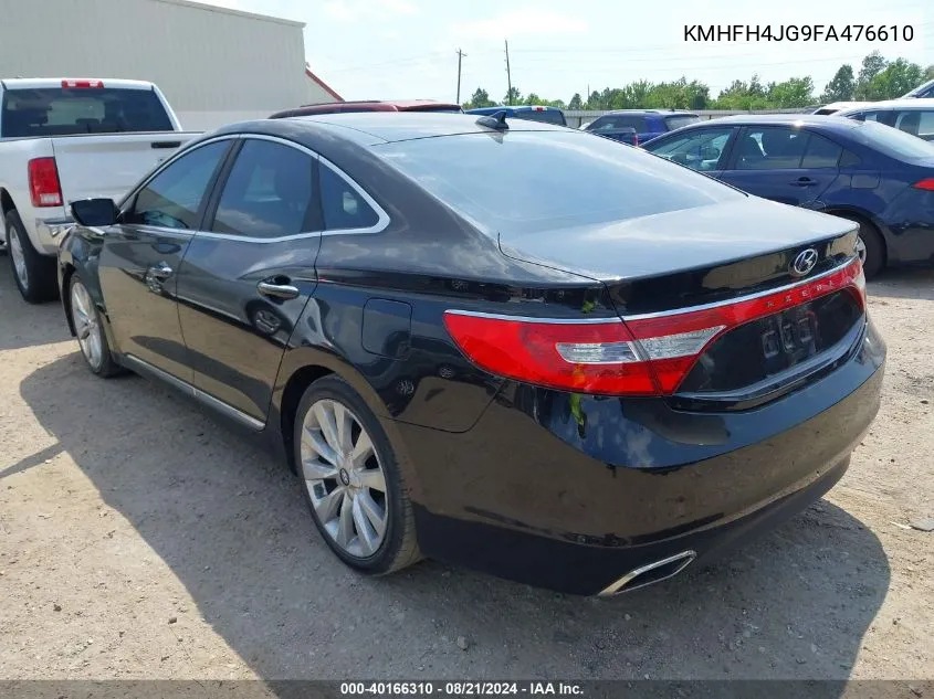 2015 Hyundai Azera Limited VIN: KMHFH4JG9FA476610 Lot: 40166310