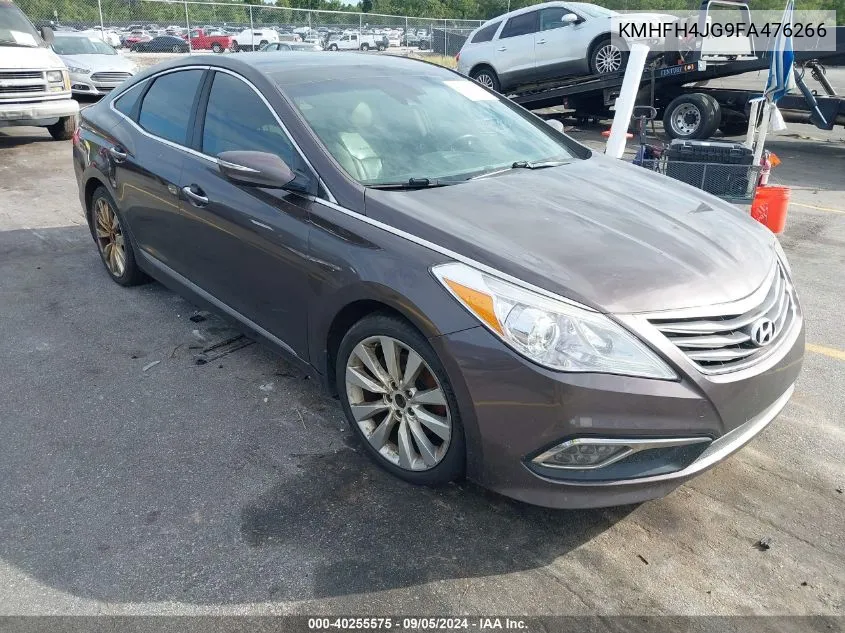 2015 Hyundai Azera Limited VIN: KMHFH4JG9FA476266 Lot: 40255575