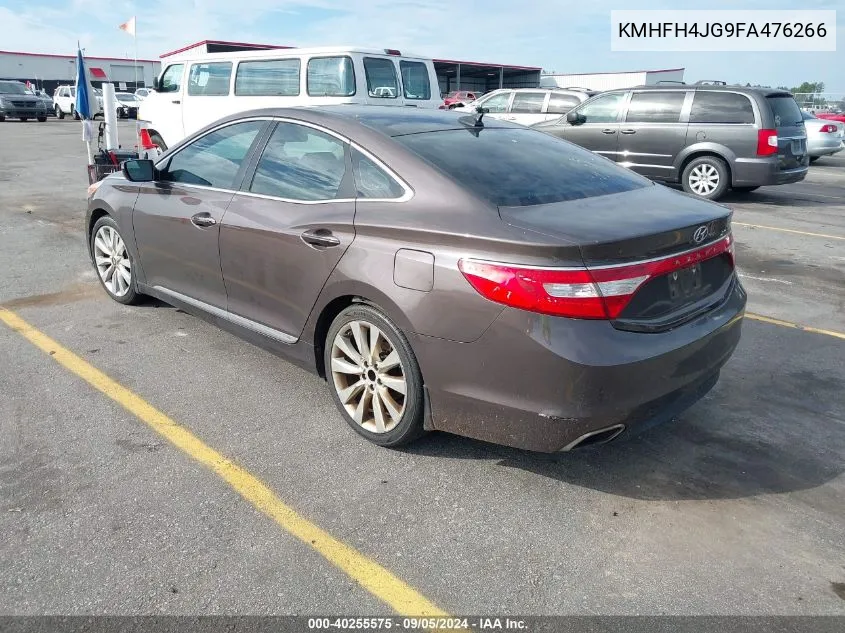 KMHFH4JG9FA476266 2015 Hyundai Azera Limited