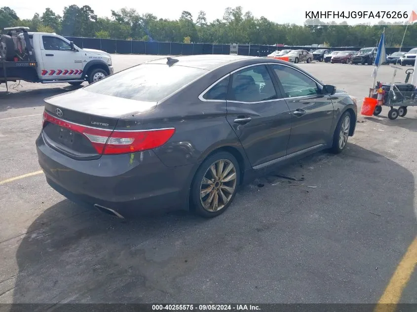 KMHFH4JG9FA476266 2015 Hyundai Azera Limited