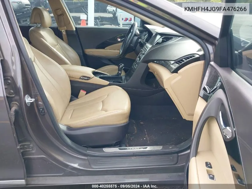 KMHFH4JG9FA476266 2015 Hyundai Azera Limited