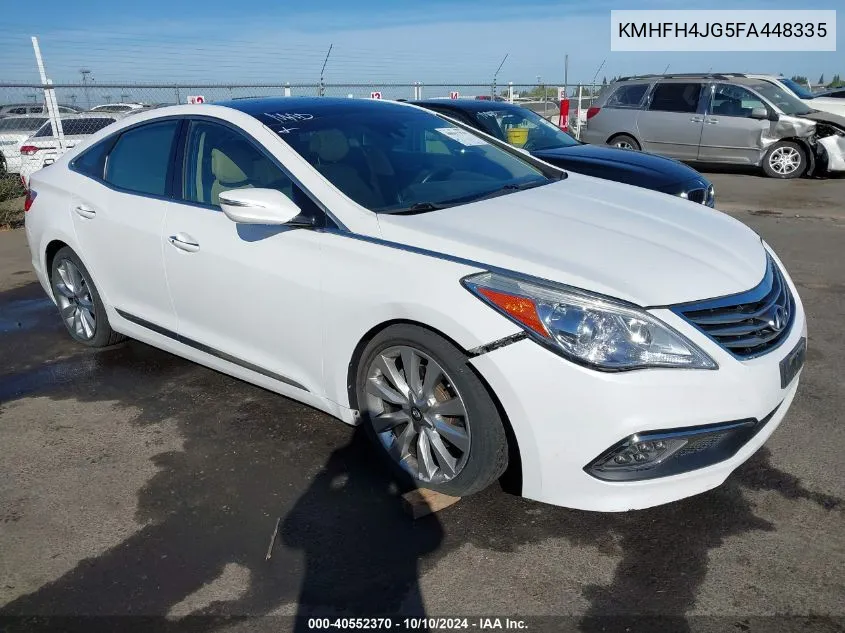 2015 Hyundai Azera Limited VIN: KMHFH4JG5FA448335 Lot: 40552370