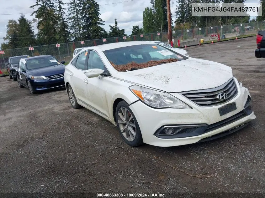 2015 Hyundai Azera VIN: KMHFG4JG4FA487761 Lot: 40563308