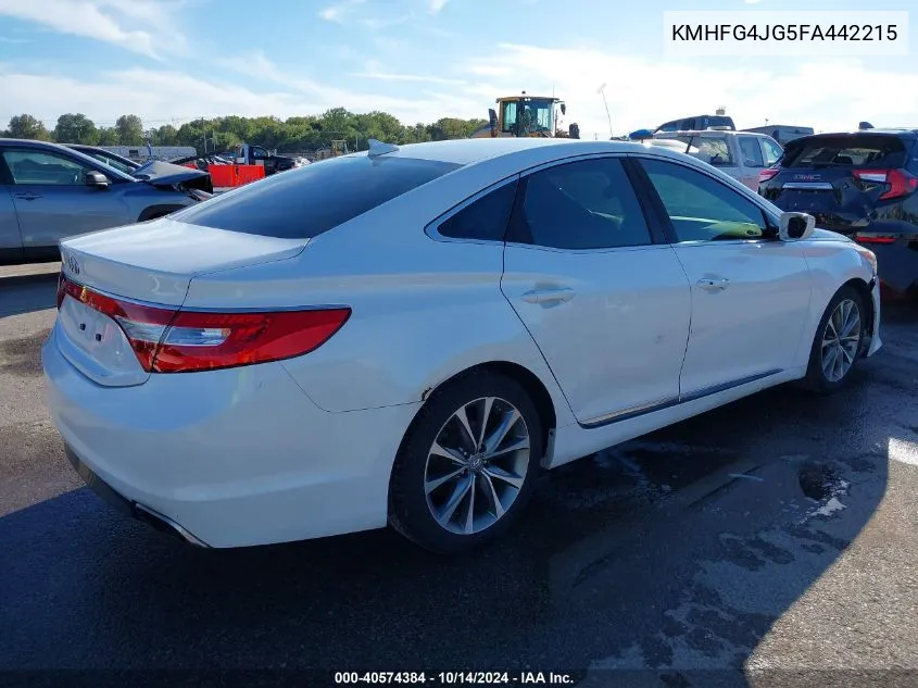 KMHFG4JG5FA442215 2015 Hyundai Azera