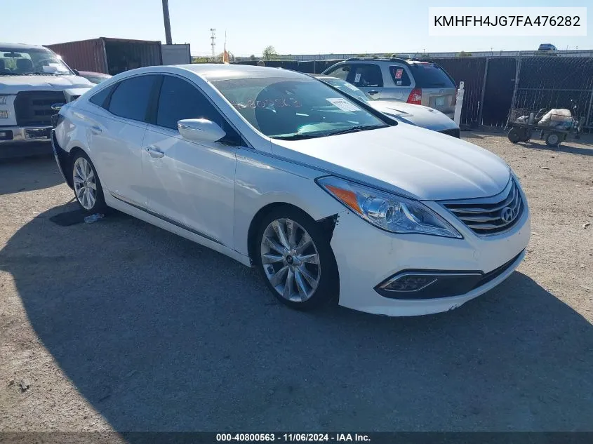 2015 Hyundai Azera Limited VIN: KMHFH4JG7FA476282 Lot: 40800563