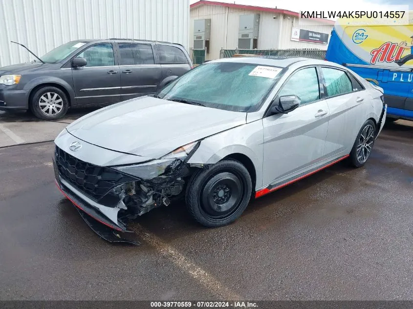 2023 Hyundai Elantra N VIN: KMHLW4AK5PU014557 Lot: 39770559