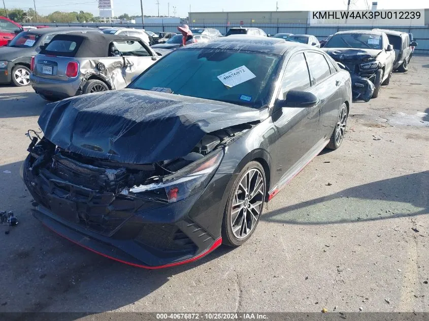 2023 Hyundai Elantra N VIN: KMHLW4AK3PU012239 Lot: 40676872