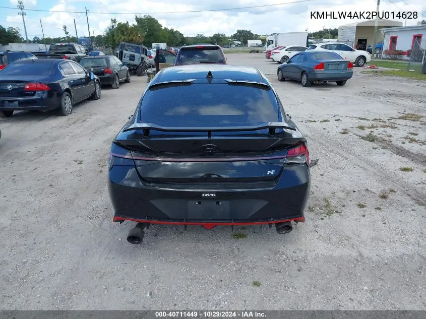 2023 Hyundai Elantra N VIN: KMHLW4AK2PU014628 Lot: 40711449