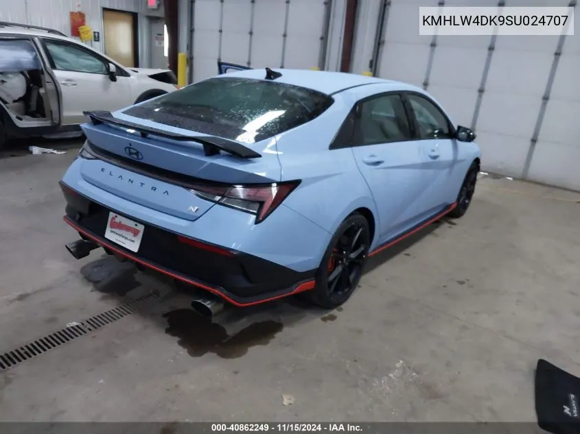 2025 Hyundai Elantra N VIN: KMHLW4DK9SU024707 Lot: 40862249