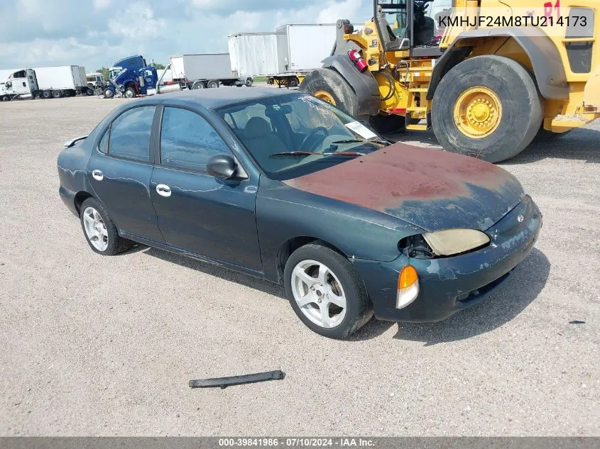 1996 Hyundai Elantra Gl VIN: KMHJF24M8TU214173 Lot: 39841986