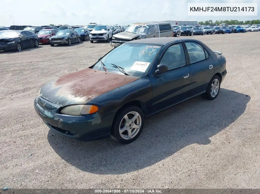 1996 Hyundai Elantra Gl VIN: KMHJF24M8TU214173 Lot: 39841986