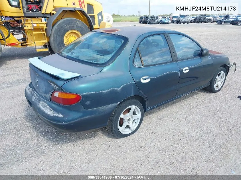 1996 Hyundai Elantra Gl VIN: KMHJF24M8TU214173 Lot: 39841986