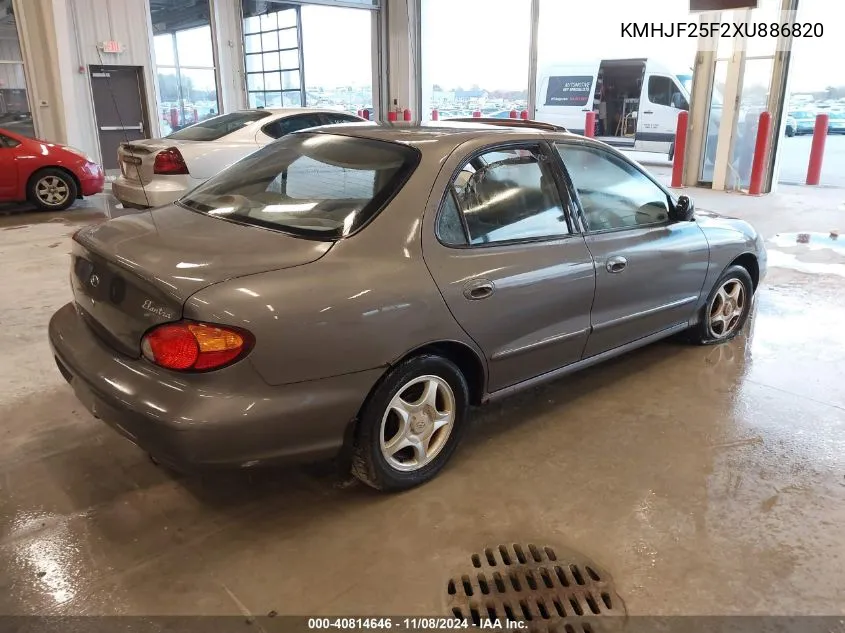 KMHJF25F2XU886820 1999 Hyundai Elantra Gl