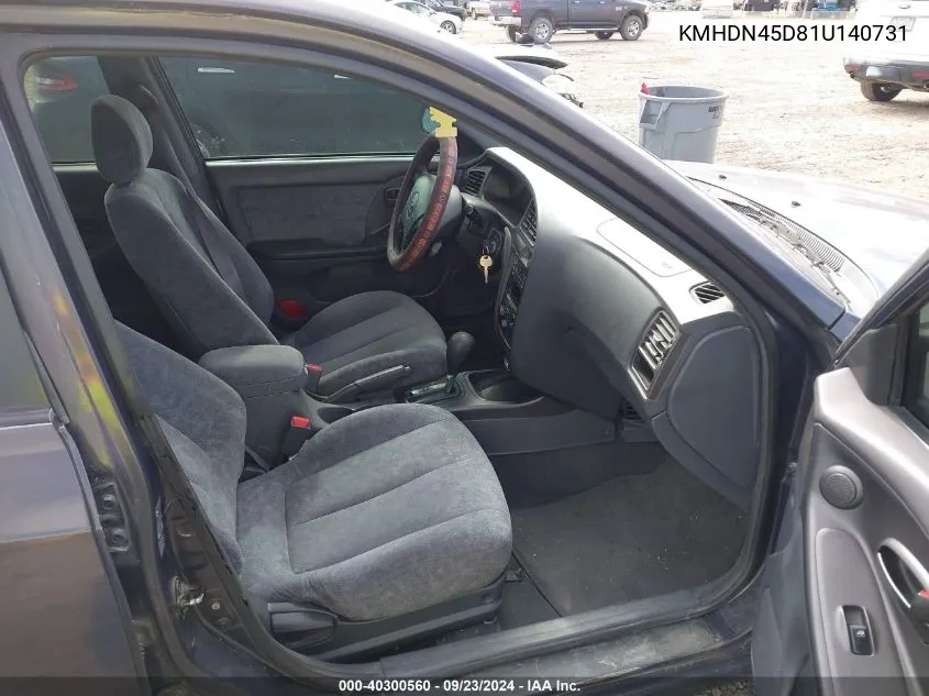 KMHDN45D81U140731 2001 Hyundai Elantra Gls