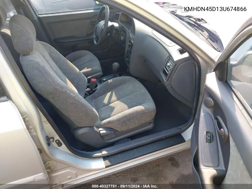 KMHDN45D13U674866 2003 Hyundai Elantra Gls/Gt