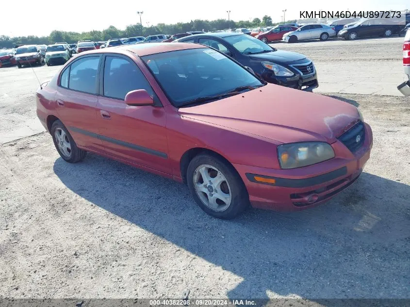 2004 Hyundai Elantra Gls/Gt VIN: KMHDN46D44U897273 Lot: 40382208