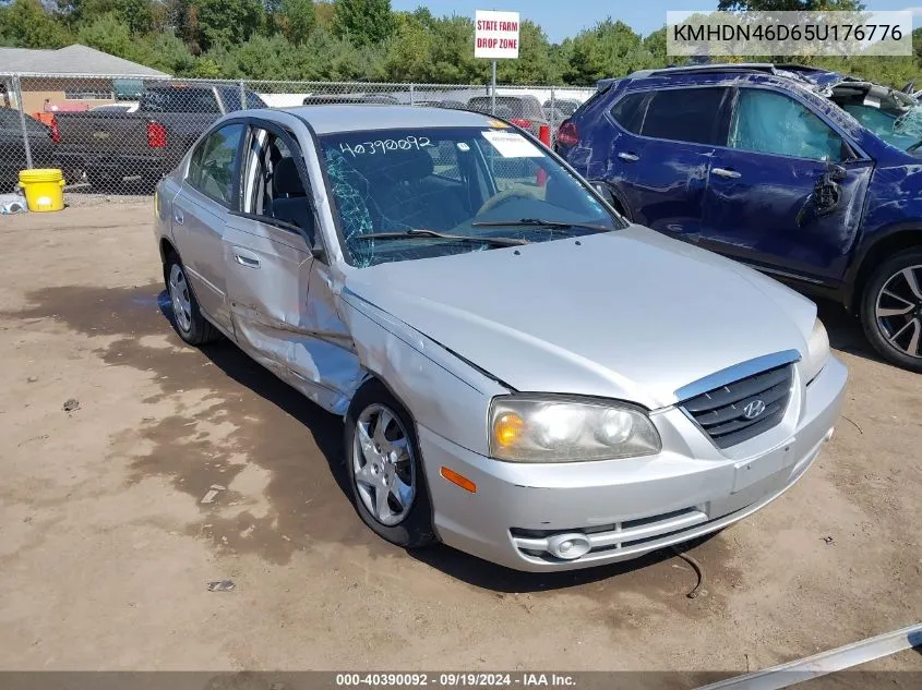 KMHDN46D65U176776 2005 Hyundai Elantra Gls/Gt