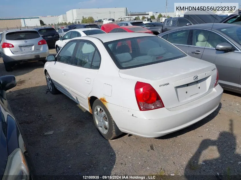 KMHDN45D56U232337 2006 Hyundai Elantra