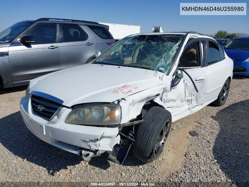 KMHDN46D46U255980 2006 Hyundai Elantra Gls/Gt/Limited