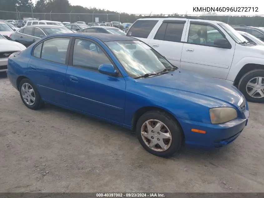 KMHDN46D96U272712 2006 Hyundai Elantra Gls/Limited