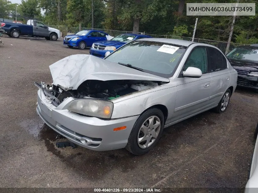 KMHDN46D36U373499 2006 Hyundai Elantra Gls/Limited