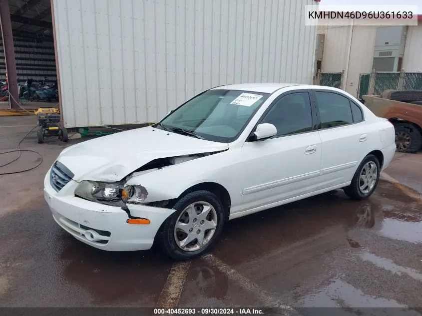 KMHDN46D96U361633 2006 Hyundai Elantra Gls/Limited