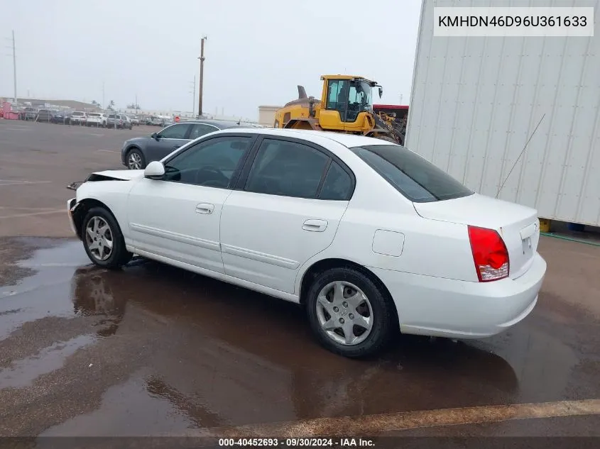 KMHDN46D96U361633 2006 Hyundai Elantra Gls/Limited