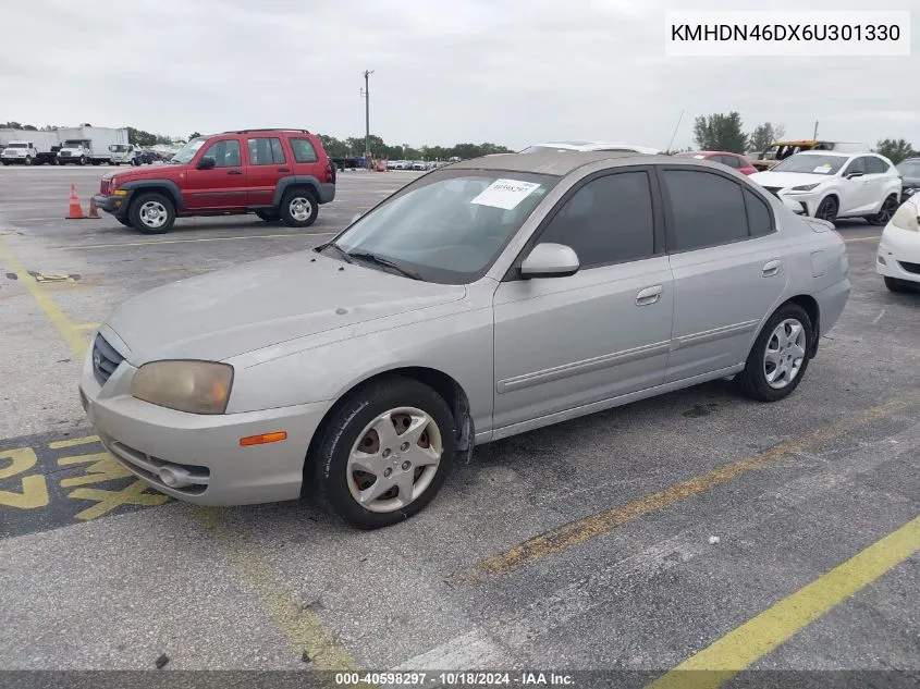 2006 Hyundai Elantra Gls/Limited VIN: KMHDN46DX6U301330 Lot: 40598297