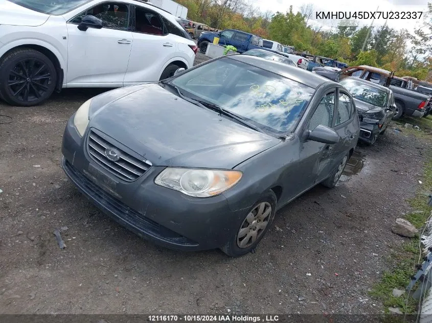 KMHDU45DX7U232337 2007 Hyundai Elantra Gl/Gls