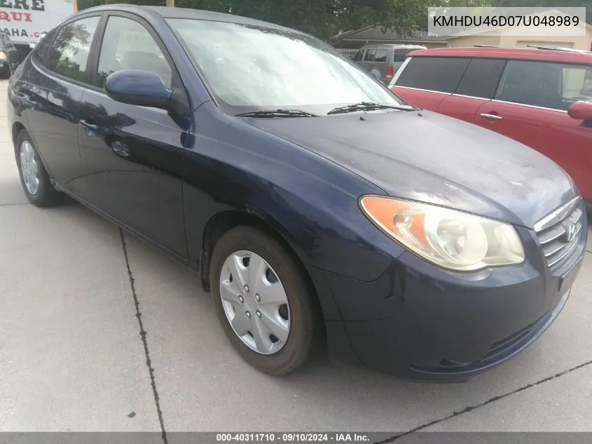 KMHDU46D07U048989 2007 Hyundai Elantra