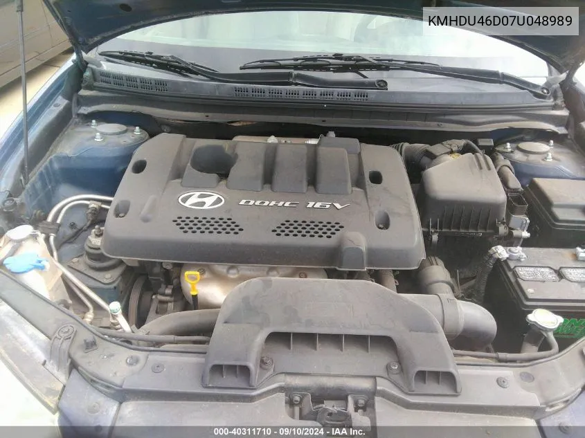 KMHDU46D07U048989 2007 Hyundai Elantra