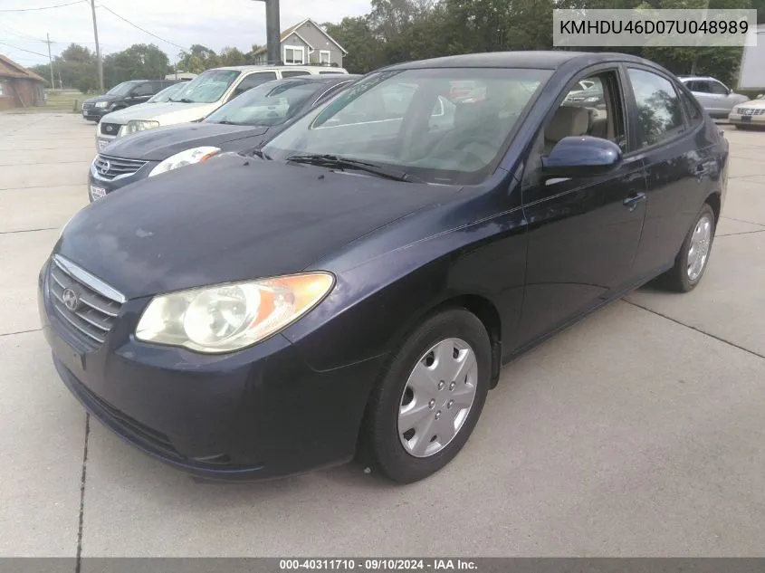 KMHDU46D07U048989 2007 Hyundai Elantra